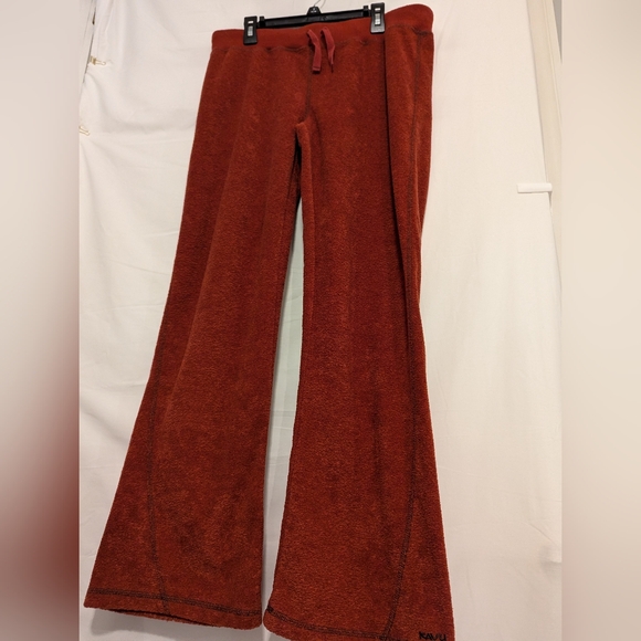 RARE KAVU Women's Sweatpants/Rust/Small/Flared Pants - Picture 3 of 6